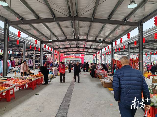 新建的東陂綜合市場(chǎng)。